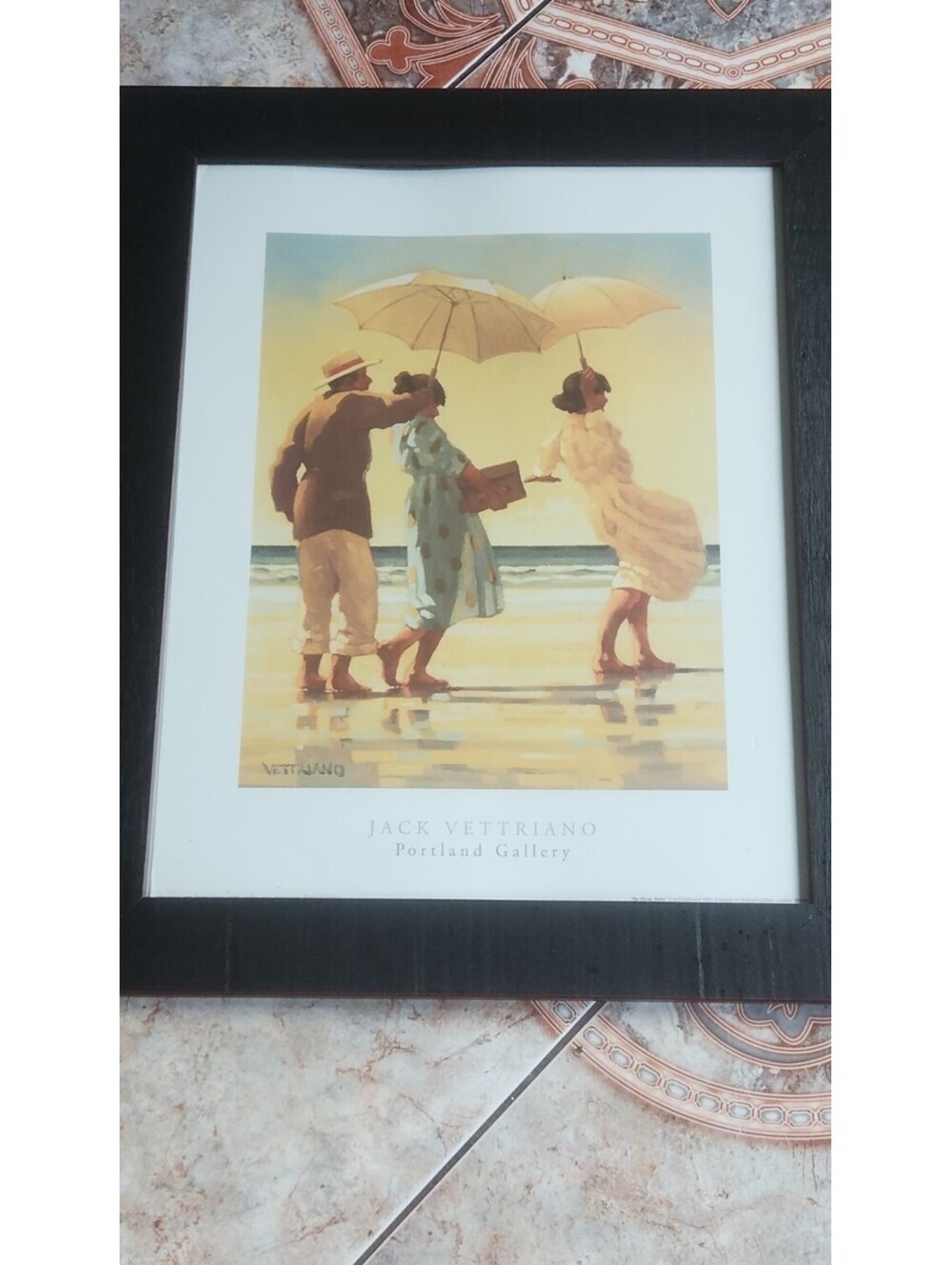 Jack Vettriano The Picnic Party framed exhibition art 2020